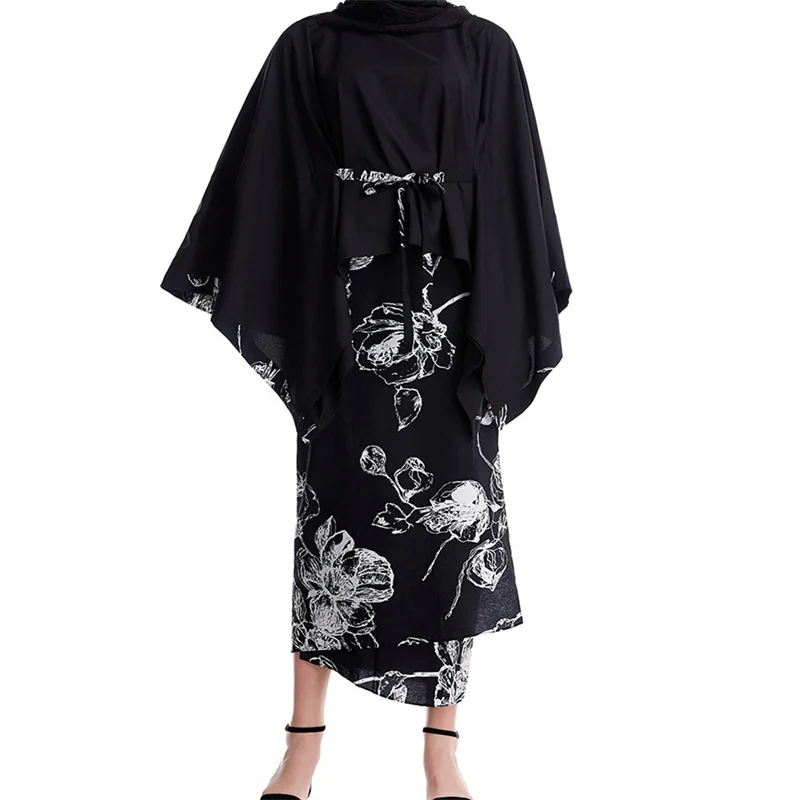 Good Stitch Stretchy Islamic Clothing Baju Kurung Design Long Sleeve Batik Dresses Indonesia Kebaya Printing Modern Baju Kurung