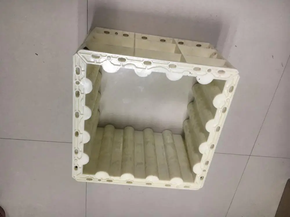 Concrete Plastic Pillar Column Molds For Exterior Building Decoration