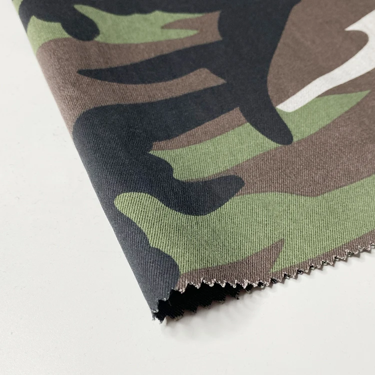 Урожай 16S хлопок с полиэстером эластичный усиленный чехол камуфляжной расцветки с принтом Супер Стретч свил ткань для пальто и брюки