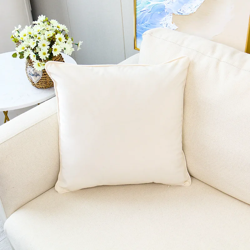 Senior pure color of Beige  color flannelette pillow plush sofa bed pregnant designer fill home decor pillows cover