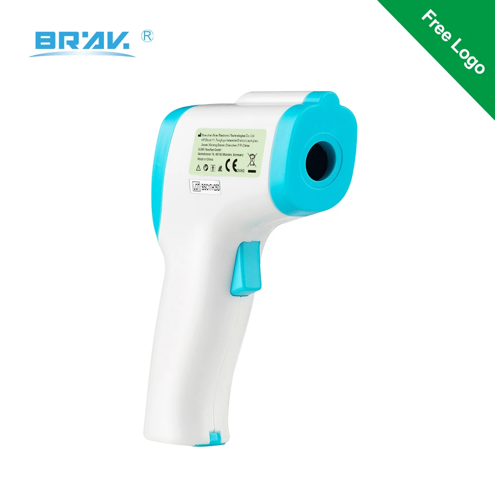 Factory OEM electronic digital  scanner with high frequency forehead thermometer  gun