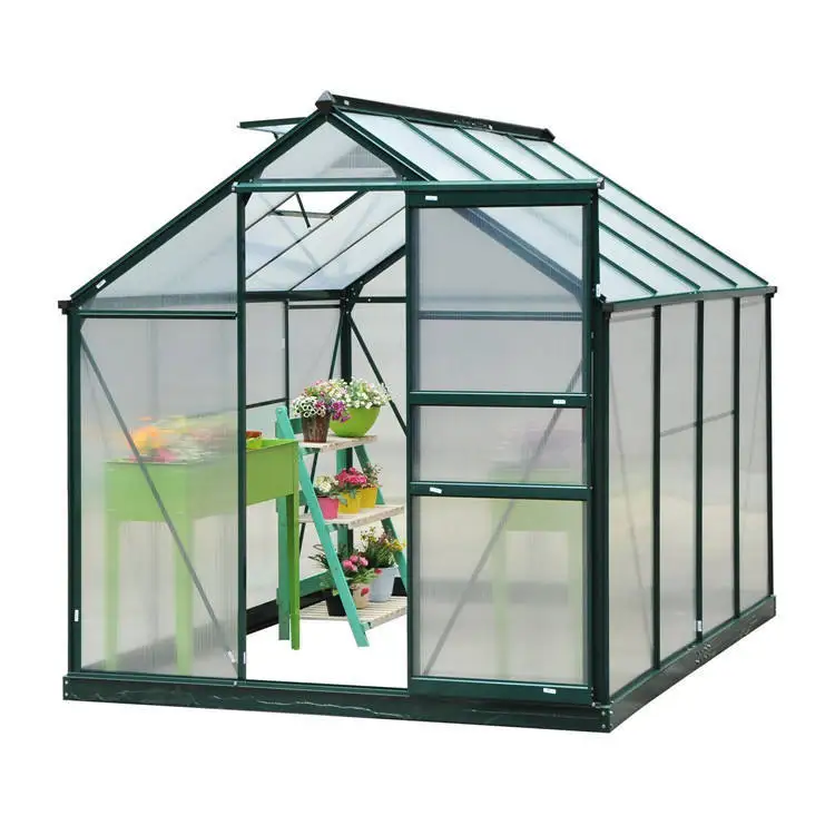 Small mini low cost frame polycarbonate commercial garden greenhouses green house greenhouse