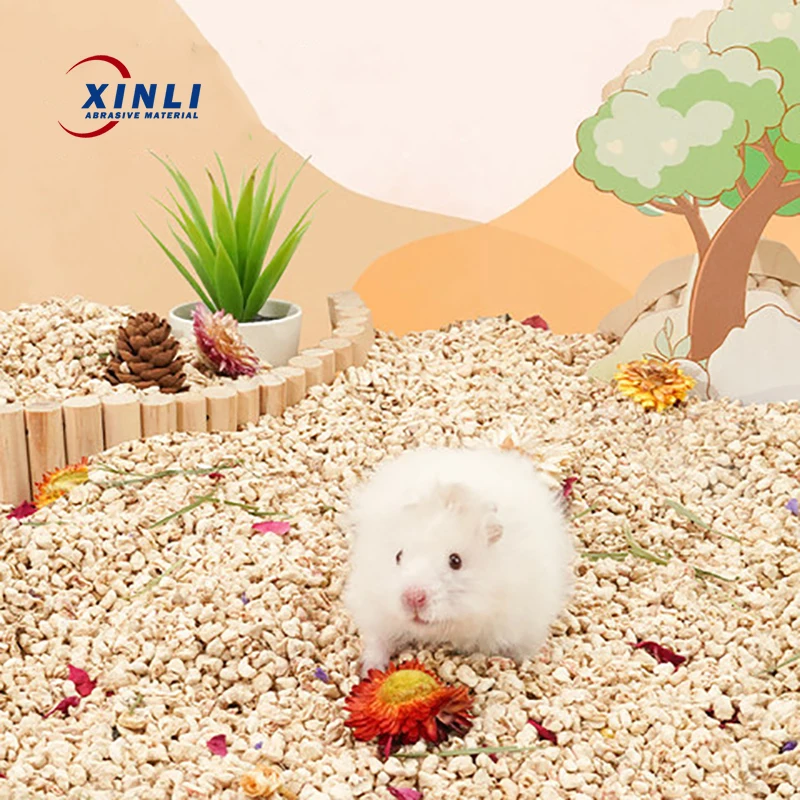 Hot Sale in Thailand and Korea Corn Cob Pet Litter 1-3/1-5mm Grit Compression for Precious Metal Polishing