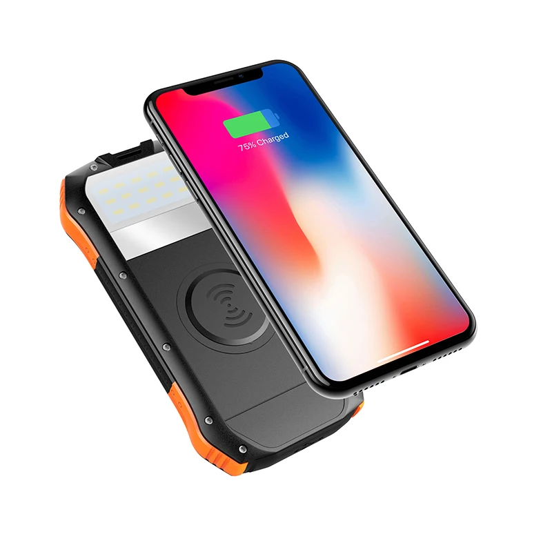 Best Price Solar Power Banks Portable Solar Powre Bank Fast Charging With  Led Light For Phone And Laptops