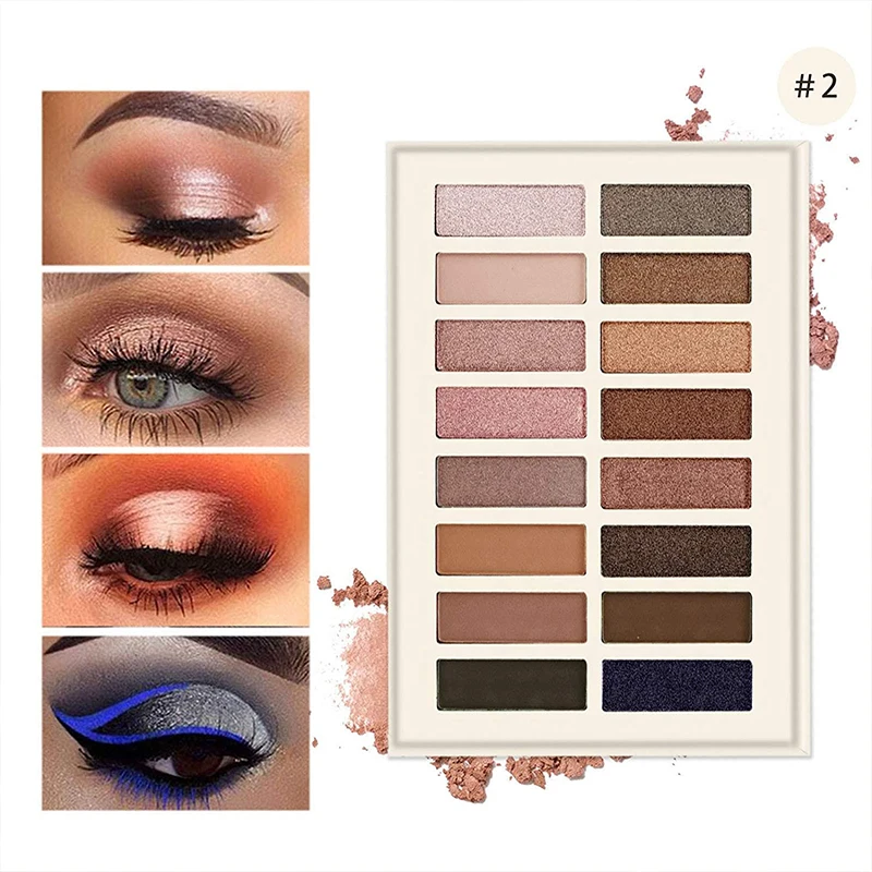 Eyeshadow Palette Highly Pigmented Hudamoji Makeup Matte Shimmer Neutral Smoky