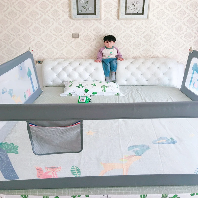 
safety sliding bed rail baby teething crib rail todler bed rail guard 