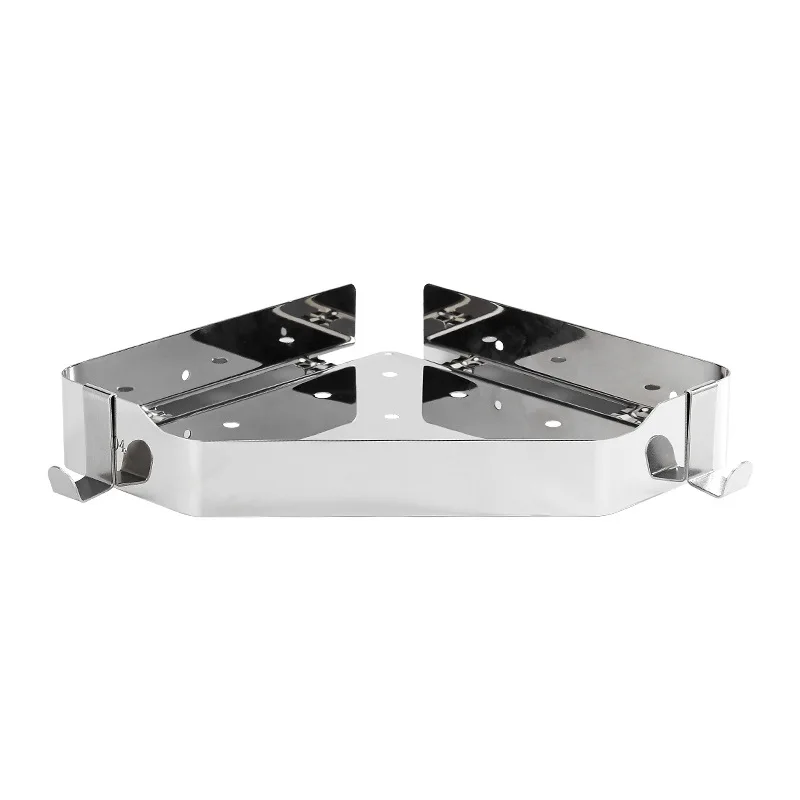 Лидер продаж многофункциональная угловая полка из нержавеющей стали бытовой стеллаж для хранения в ванной комнате