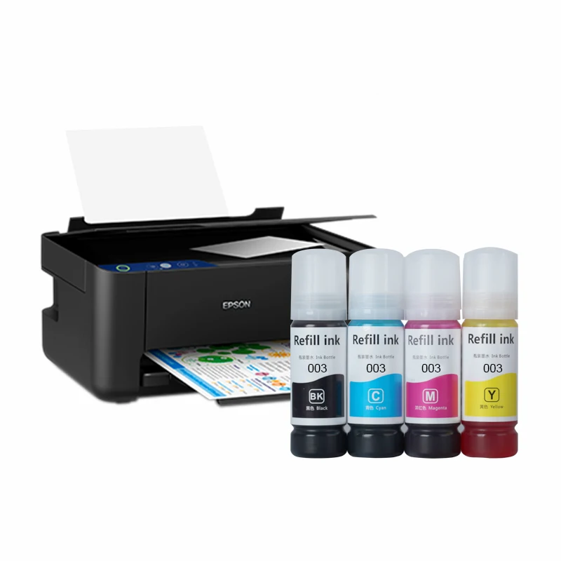 CMYK Dye  Ink and dye ink For Epson Printer 003 L3110 L3100 L3101 L3150 L3151 inkjet printer