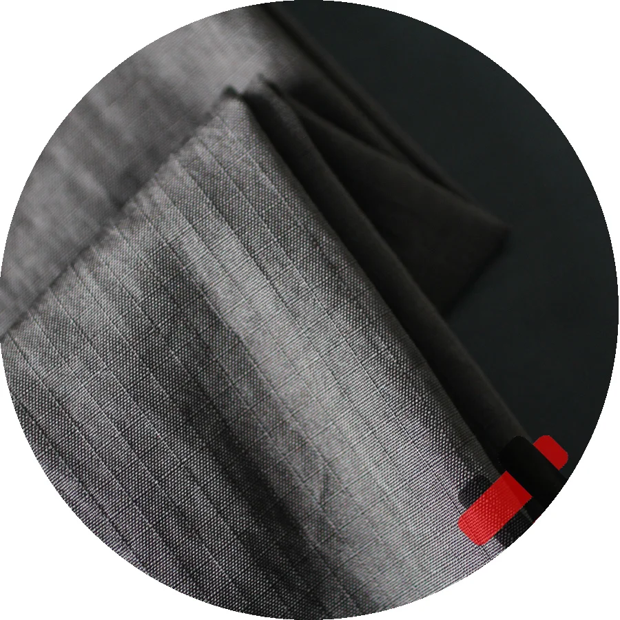 200d ripstop nylon oxford fabric crinkle style for jacket and pants