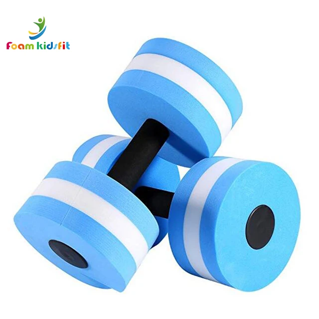 Super september 2023 Hot Sale EVA Foam  aquatic dumbbell Fitness Equipment Float Foam Aerobics Water Dumbbells