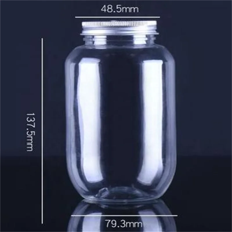 New product 300ml plastic water drink bottle beverage jars and bottle with lid