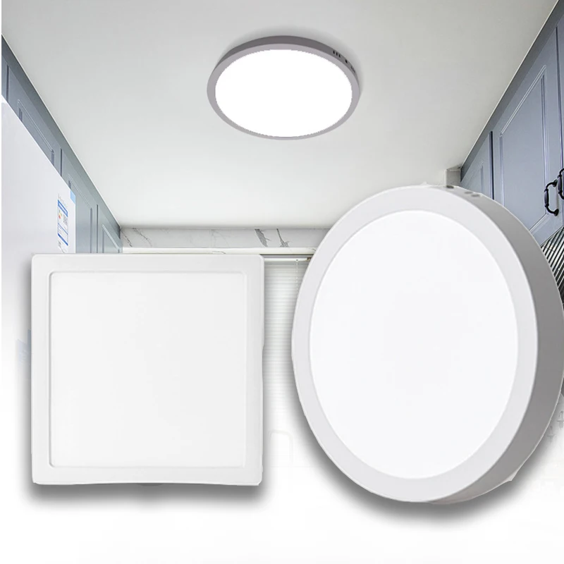 Modern Surface Mounted Bedroom Living Room Home Lighting Round Black Ceiling Light Led Ceiling Lamp Aluminum Led Panel 1800 0.5