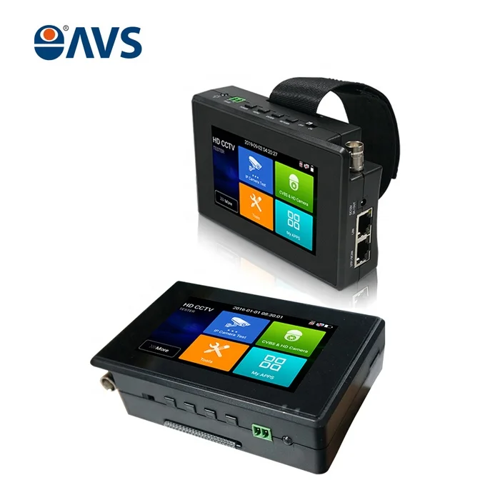 4 Inch Wrist 4K H.265 IP CVBS CVI TVI AHD 5-in-1 CCTV Tester IPC-1800ADH Plus