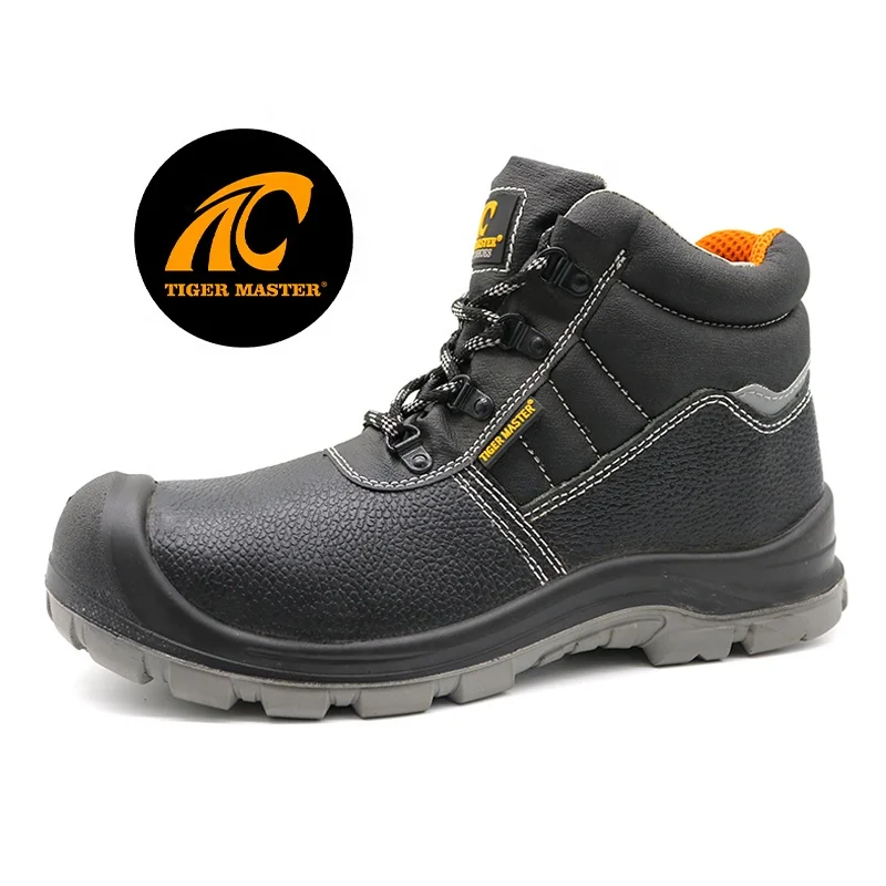 Tiger Master brand anti slip oil acid resistant foot protection sbp certified puncture proof steel toe work boots safety