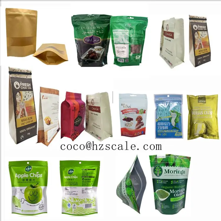 Chinese automatic pouch stand up pouch snacks filling machine doypack