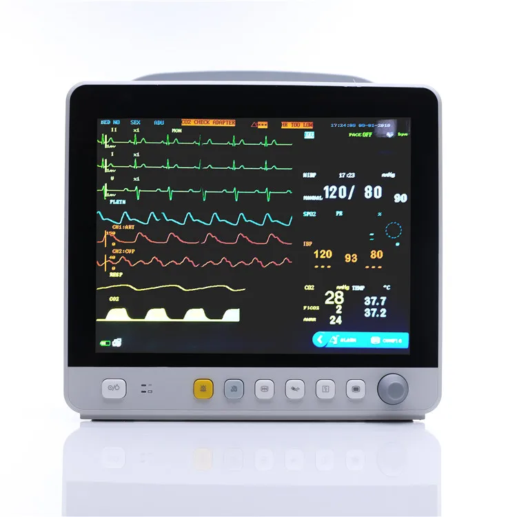 multiparameter patient monitor portable icu patient monitor  ecg machine Cardiac patient monitor de signos vitales