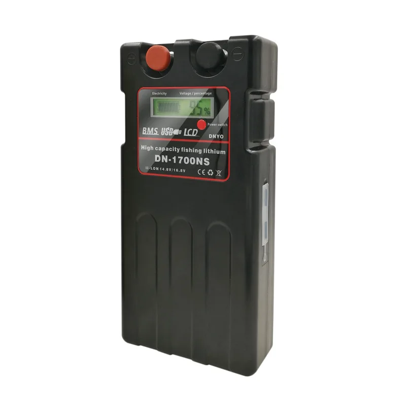 High Capacity 17500mah DN1700S lithium 12v electric fishing reel battery pack 14.8V 10400mAh for Daiwa Shimano DN-1700NS