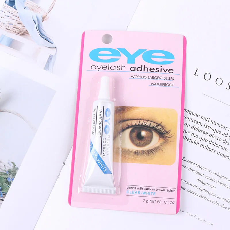2023 Waterproof EYE Glue Makeup Tools Mini Strip Eyelash Glue Professional False Hypoallergenic EyeLash Glue Adhesive 7g