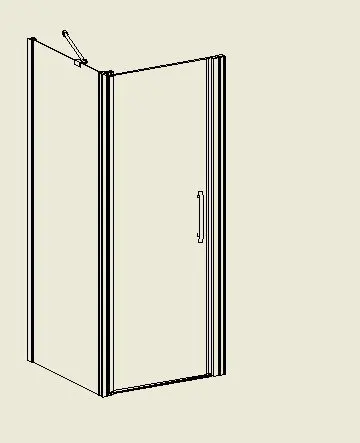 Modern Luxury 6mm Tempered Glass Double Pivot Shower Door Frameless Sliding Design for Bath Tubs Showers for Apartments Hotels