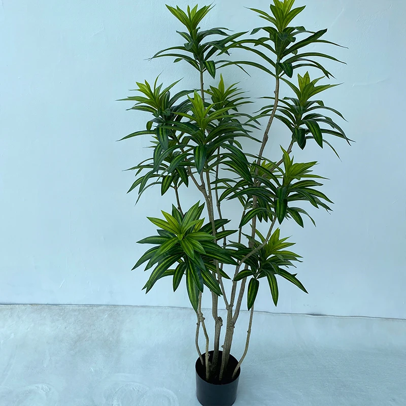 Майлос искусственное зеленое растение Пейзаж орнамент Черепаха Дерево