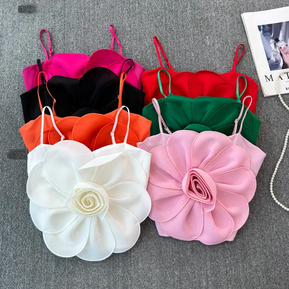 Женские топы с 3D цветочным принтом 68-104 см