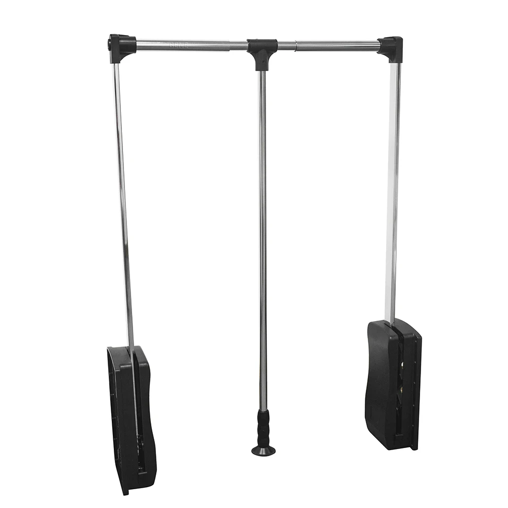 One-stop best service soft close aluminum wardrobe lift clothes hanger