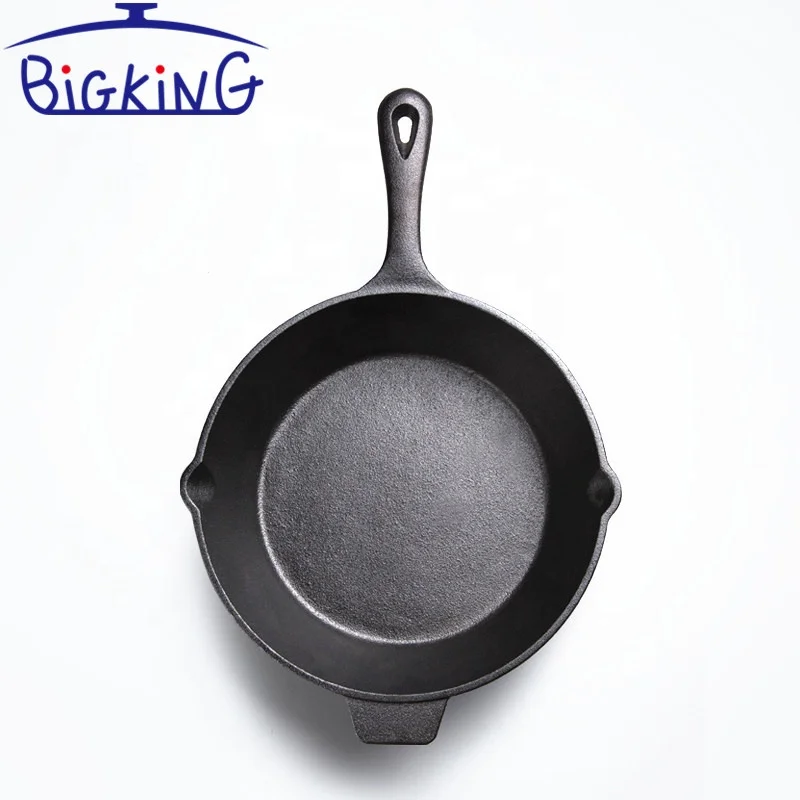 Pre-Seasoned Cast Iron Skillet Frying Pans Oven Safe Cookware for Indoor & Outdoor Use - Grill, StoveTop,  OEM
