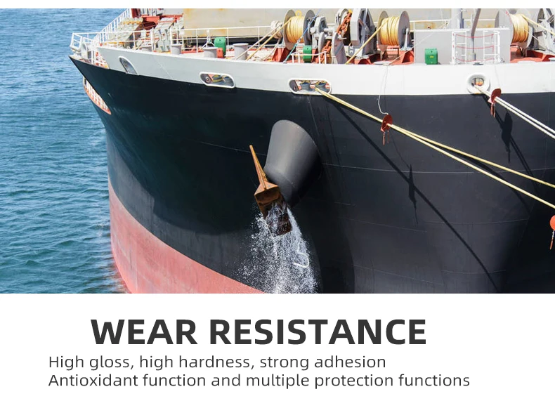 KYUMI Epoxy Coal Tar Anticorrosion Rust Resistance Paint Coating For Marine Ship Boat Underground Pipes