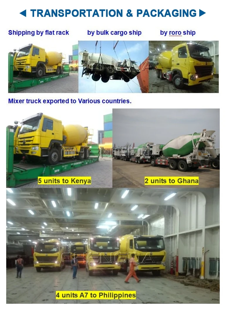  Sinotruk Howo новинка 336 371HP автобетономешалка 10 куб. М для