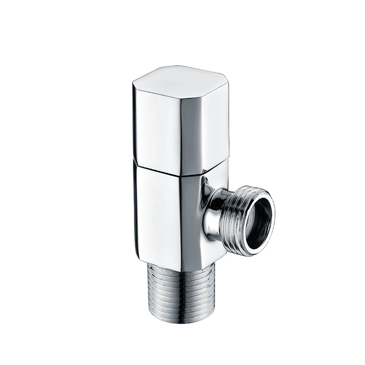China Manufactory High Quality Bathroom Fittigns Quick Open Brass Chrome Angle Valve