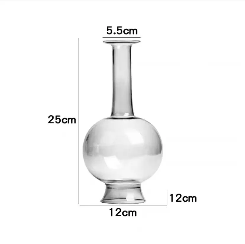 Custom Modern Vase Colorful Home Decor Fashion Bud Glass Vases For Flowers Glass Cylinder Vases