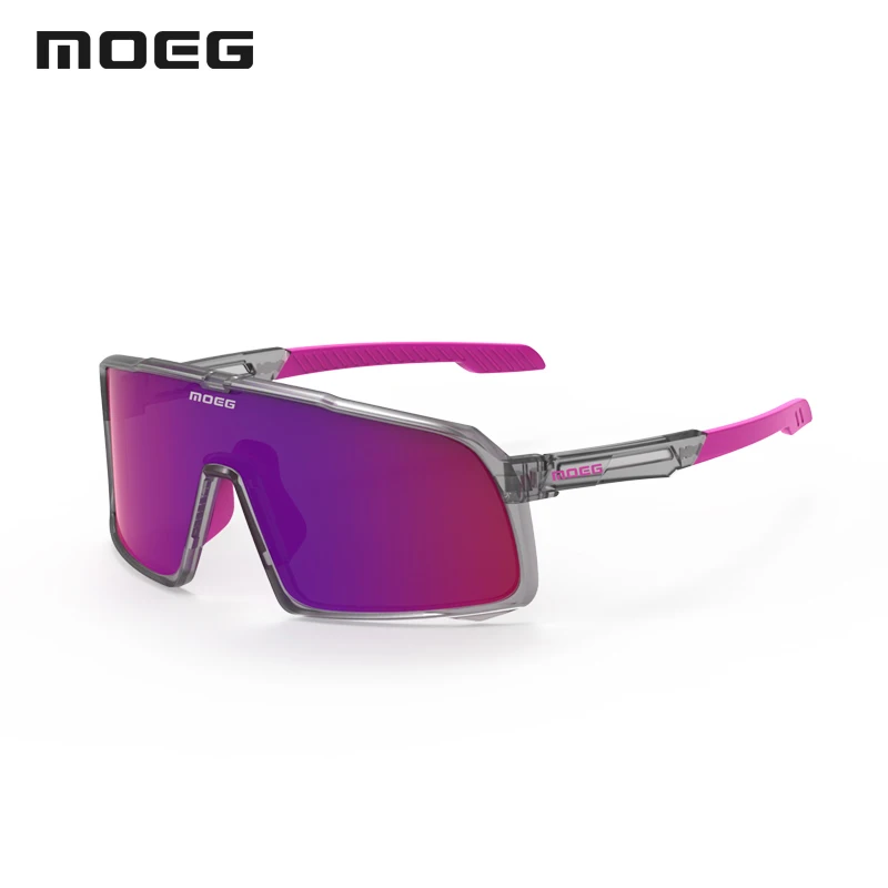 MOEG Adult Sport Sunglasses UV400 Sport Glasses OEM Customized Acceptable Cycling Glasses