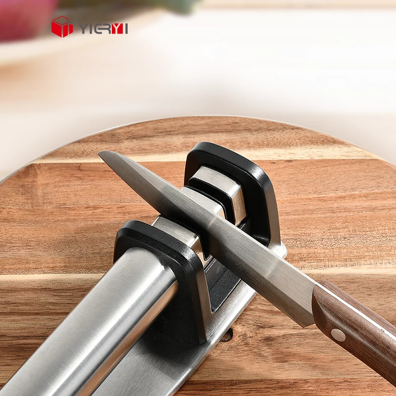 High Quality Steel Knife Tool Sharpens 2 Stage Knife Sharpener  For Sharpening Kitchen Knives And Scissors