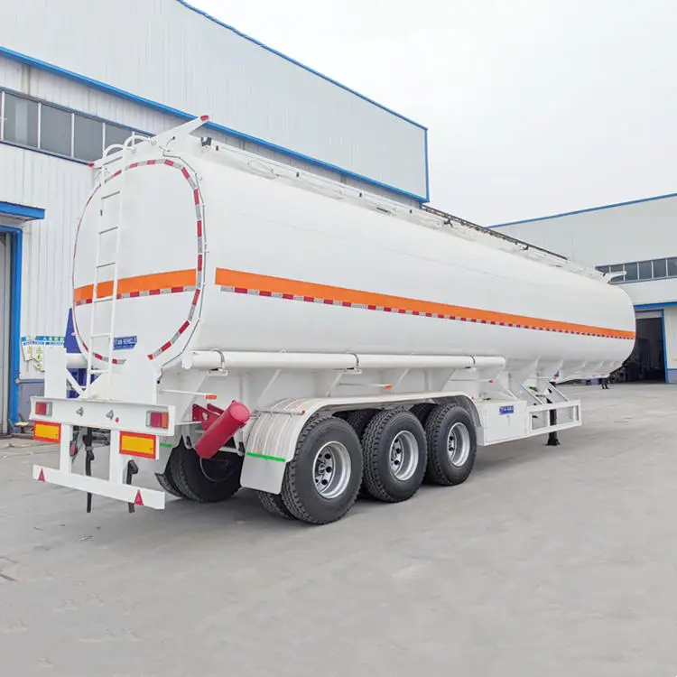 2024 TITAN Low Price 40000 Liters Fuel Tanker Trailer 3 Axle Water Oil Tanker Trailer For Sale