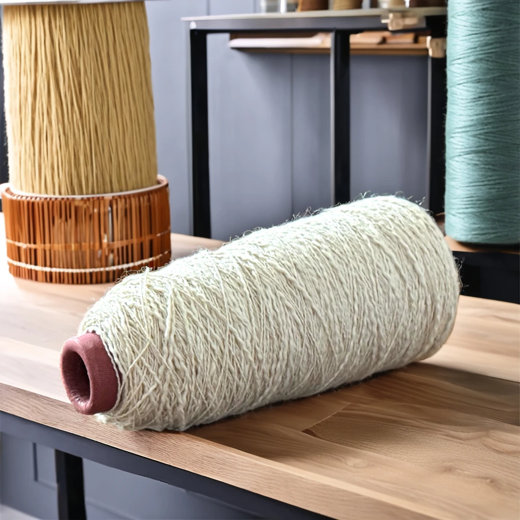 White And Beautiful Comfortable And Soft Yarn 100% Nylon  Nylon Poy Yarn For Knitting Feather Yarn