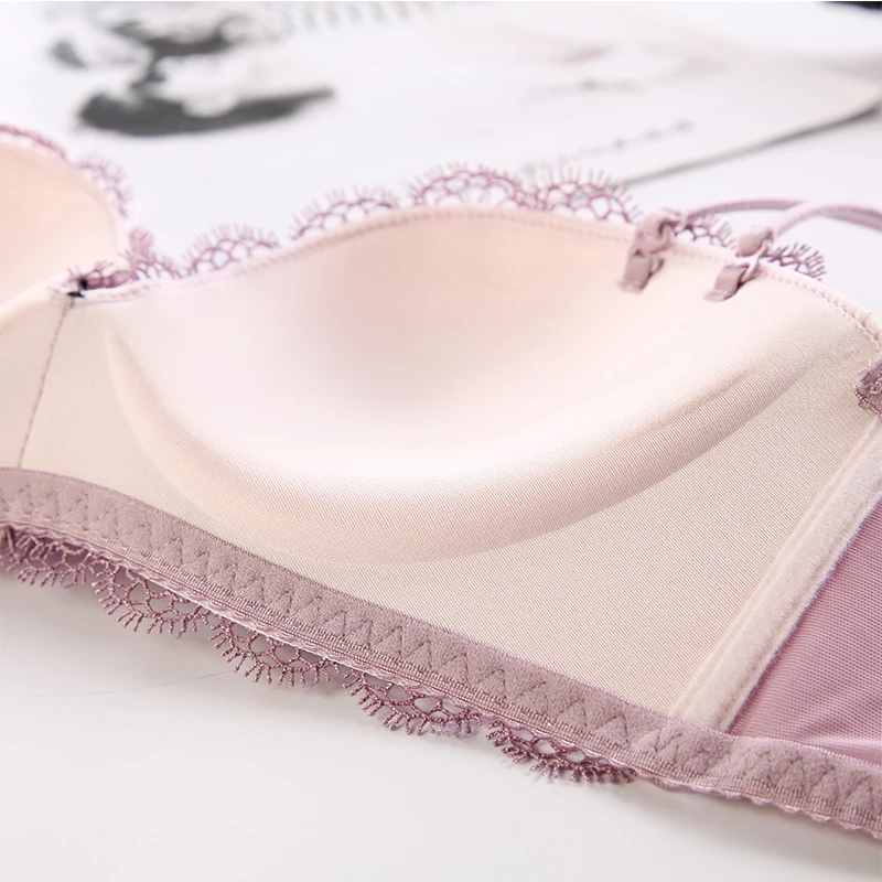 Beautiful sweet low price black hot sexy mature women simple bra panty set