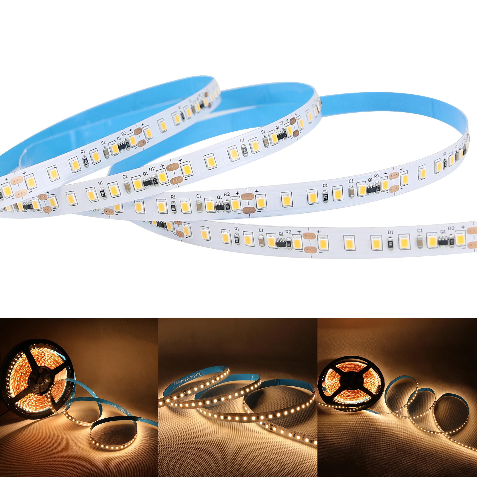 5M 10M 20M Per Roll 120 Leds DC12V 24V RGB LED Streifen SMD 2835 5050 Ribbon Tape Light Led Strip Light