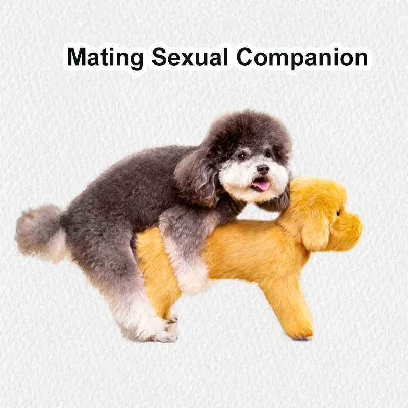 Sleep Estrus Dog Toy Simulation Mating Toy Plush Poodle Vent Fire Oestrus Partner Mating Sexual Pet Sex Toys For Dog