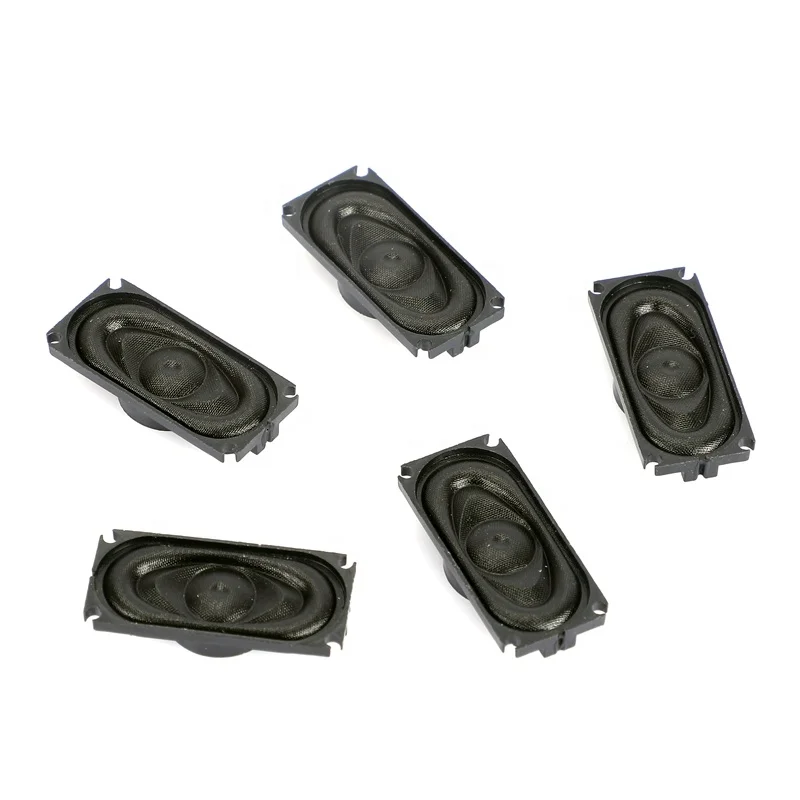 FUET Acoustic Audio Speaker Rectangular 35 * 16 MM 8 Ohm 2W Full Range Miniature Full Range Mylar Speaker for Electronic Project