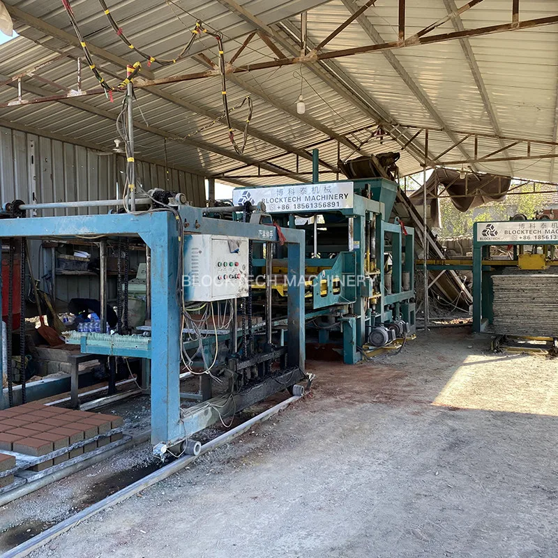BLOCKTECH QT8-15 hourdis brick machine how to make bricks block brick making machine Algeria male libya