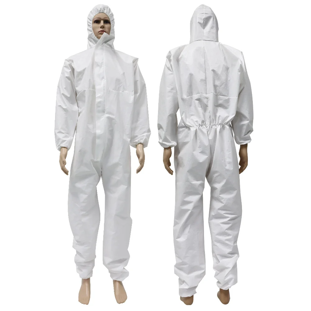 Disposable Chemical Bio-safety Protective Coveralls for Crime Scene