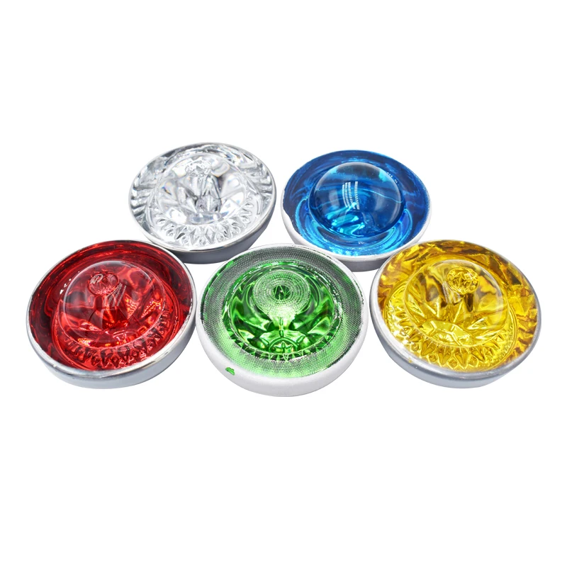 raised pavement marker 360 degree tempered glass cat eyes reflective road stud