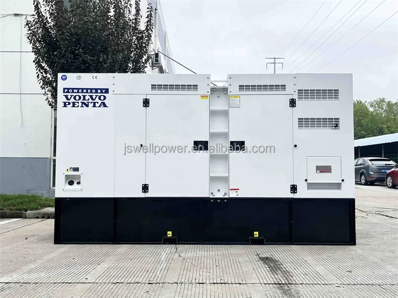 Powered by Volvo Penta engine 3 phase 400kw silent generator 500kva diesel generator set