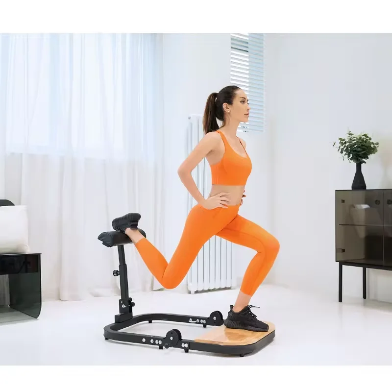 New Style CUSTOM LOGO Resistance Band Home Fitness  Bodybuilding Folding Hip Thruster Hip Up Trainer Machine