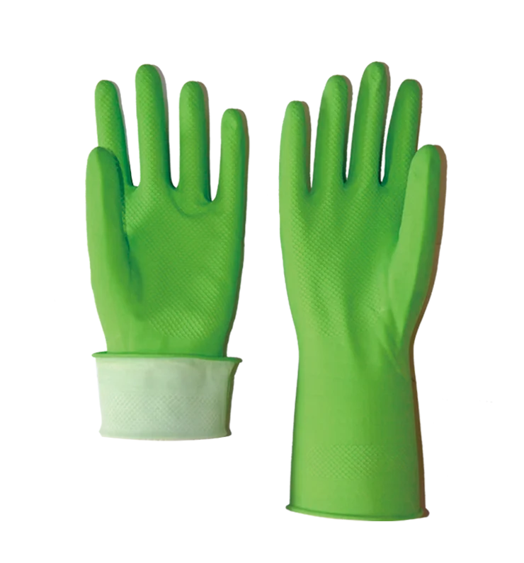 Kitchen Cut Resistant Silicone Gloves Dishwashing Aloe Vera Latex for Household Use