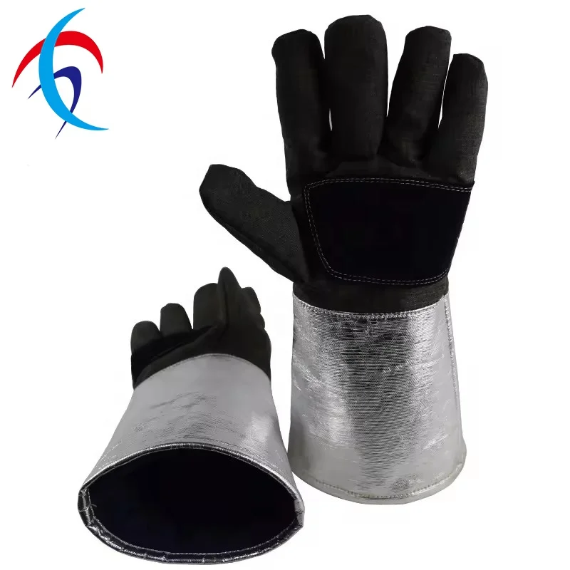 Quality Cheap Personal Care Gloves Cotton Fabric Aluminum Foil Work Gloves
