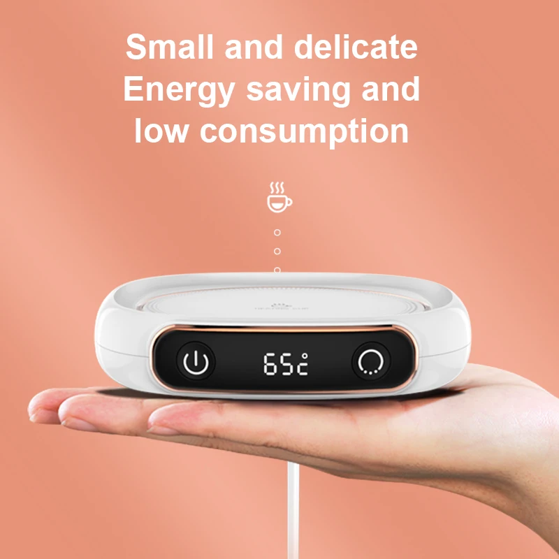 New Arrival Home Office Desk Use Electric Beverage Cup Pad Warmer Heating Plate Tea Water Milk 3 Temperatures Coffee Mug Warmer
