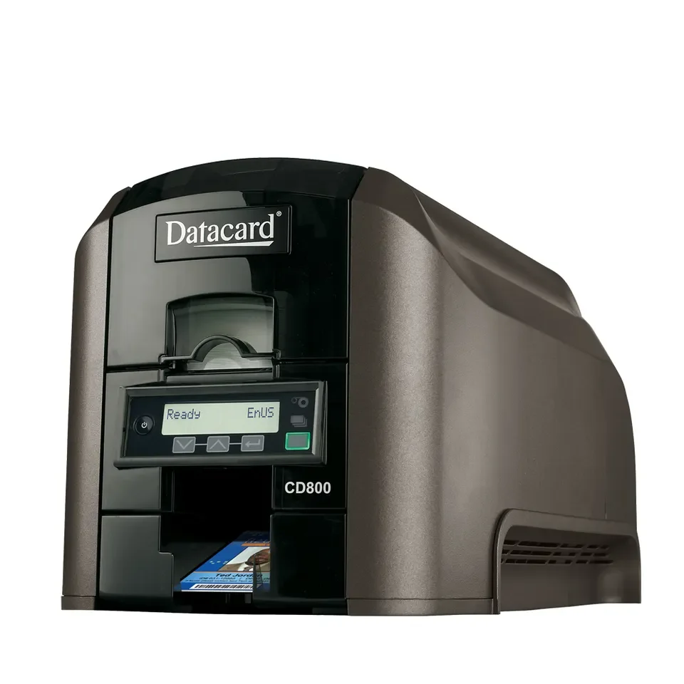 Original thermal retransfer Datacard CD800 plastic pvc card id  card printer