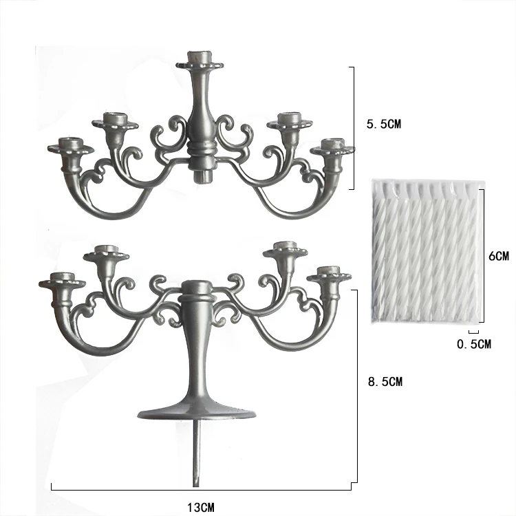 Wholesale Candle Holders And Birthday Candles Gift Set For Party