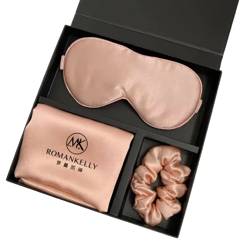 Wholesale Best Selling Luxury 100% Mulberry Silk Pillowcase Set With Eye Mask Silk 6a Grade Gift Set Silk Pillow Case